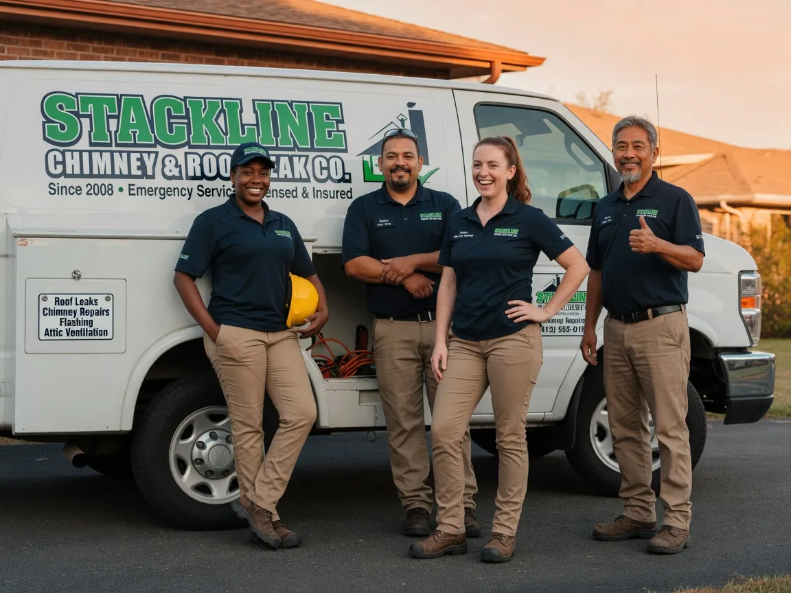 Chimney flashing repair company in Lucas, IA